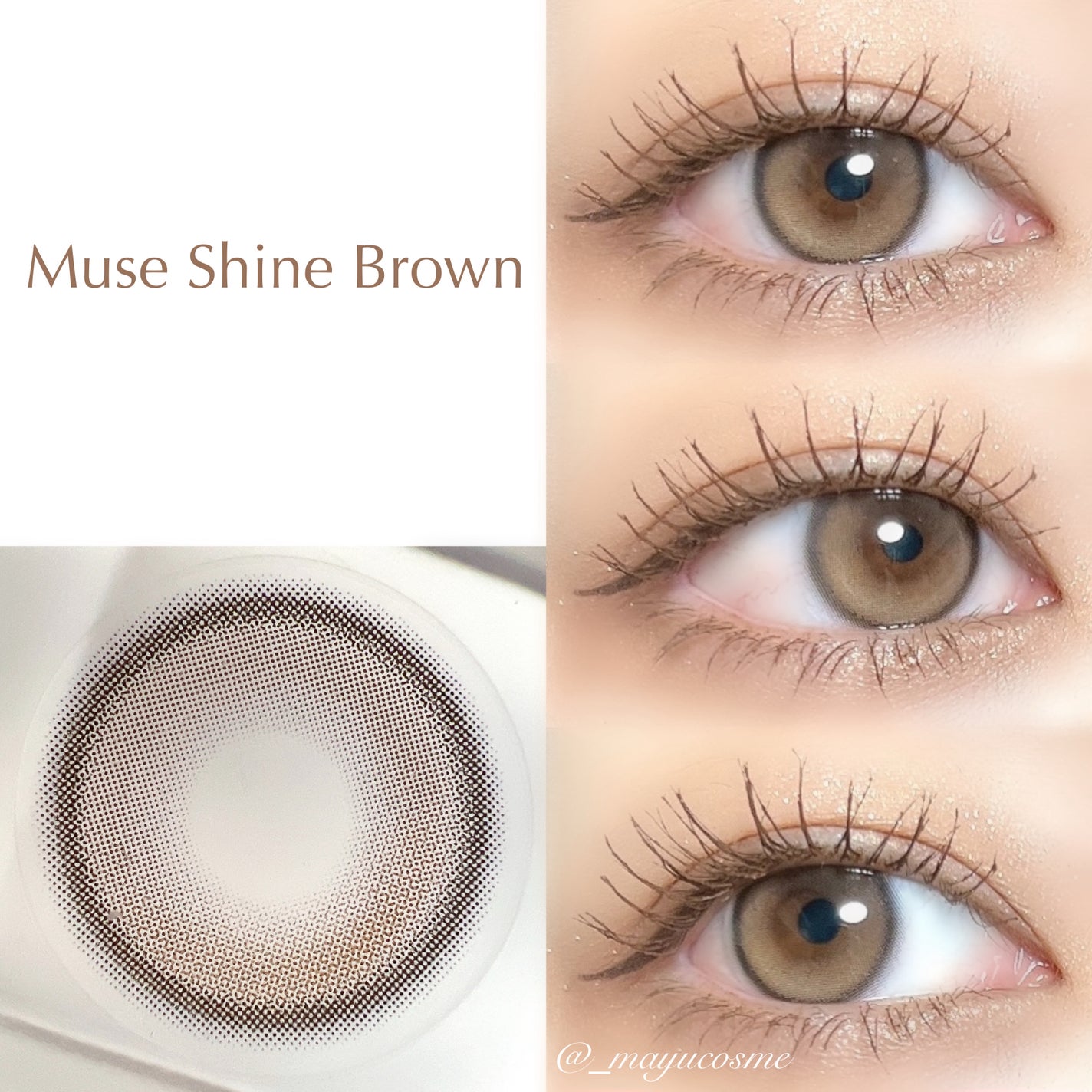 MUSE 1month/OLENS/1ヶ月(1MONTH)カラコンを使ったクチコミ(3枚目)