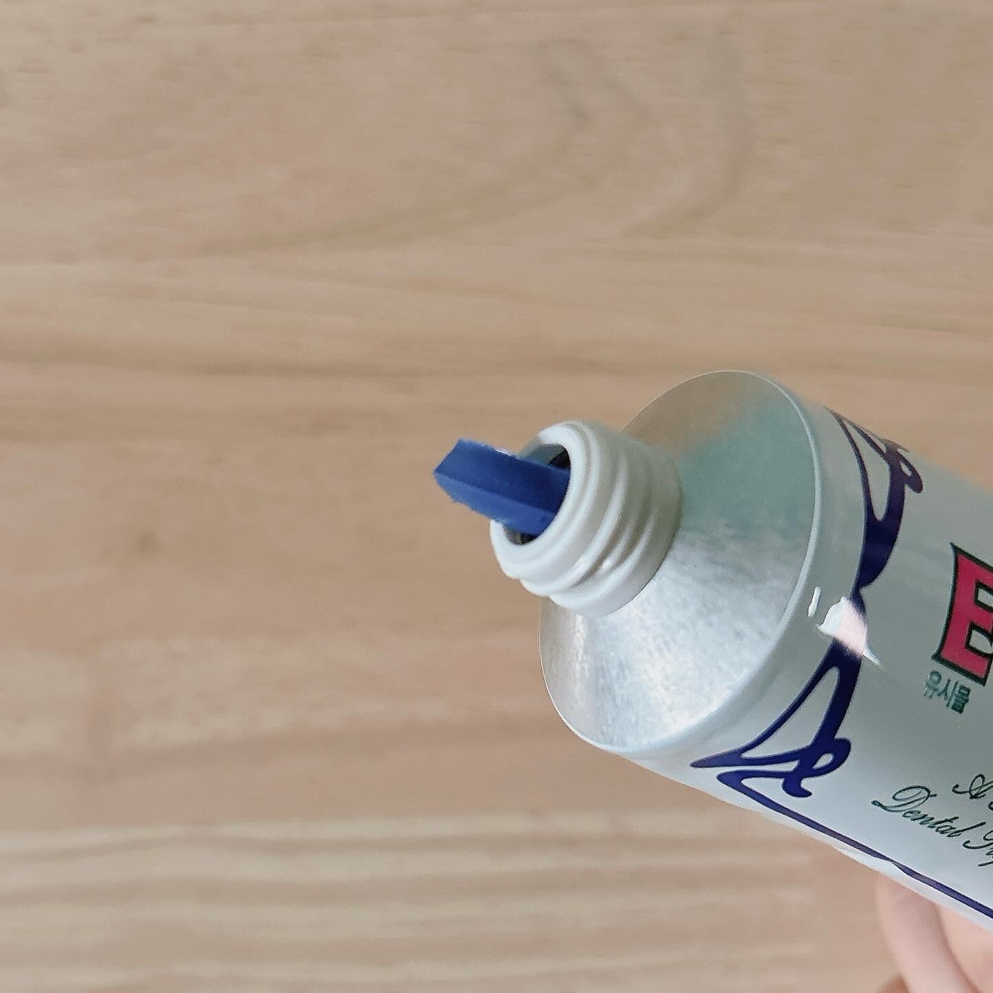 ホワイトパープル歯みがき ピーチフローラルミントの香り/EUTHYMOL/歯磨き粉を使ったクチコミ（2枚目）