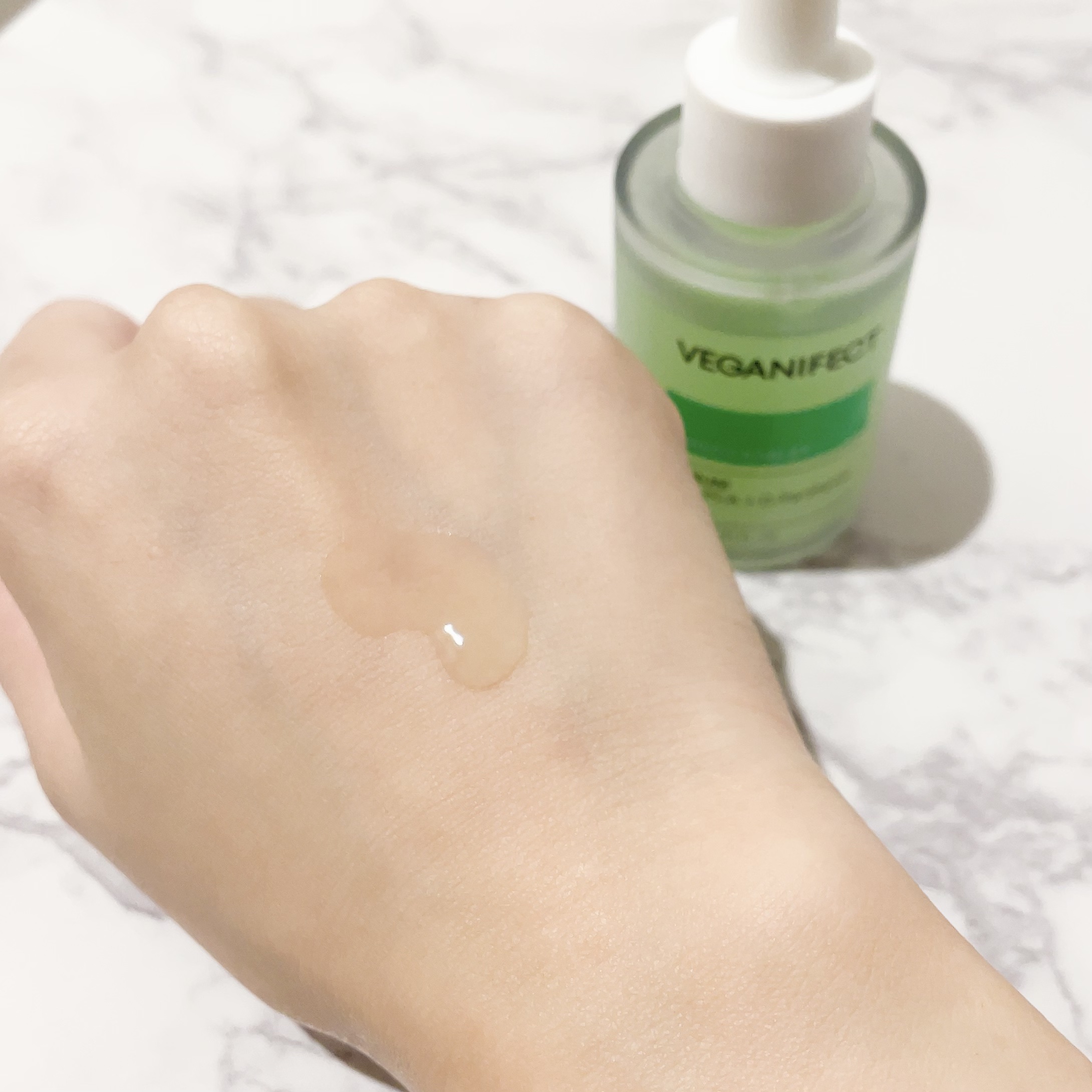 青麦ジンクセラム/Veganifect/美容液を使ったクチコミ（3枚目）