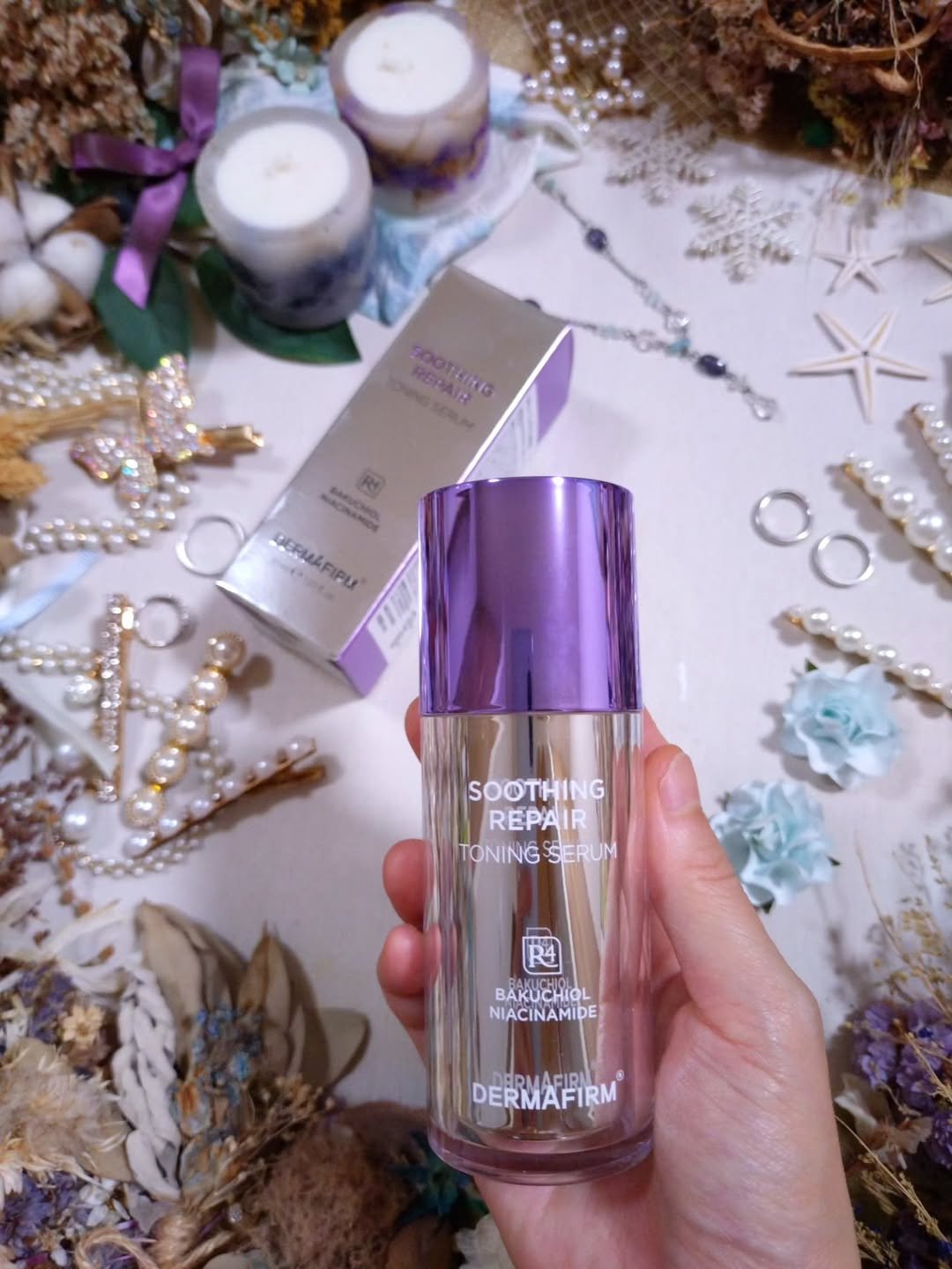 SOOTHING REPAIR TONING SERUM R4/ダーマファーム/美容液を使ったクチコミ（2枚目）