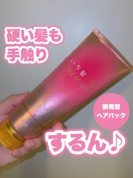 いち髪THE PREMIUMモイスチャーメロウヘアパック/いち髪/ヘアマスク・ヘアパックを使ったクチコミ(1枚目)