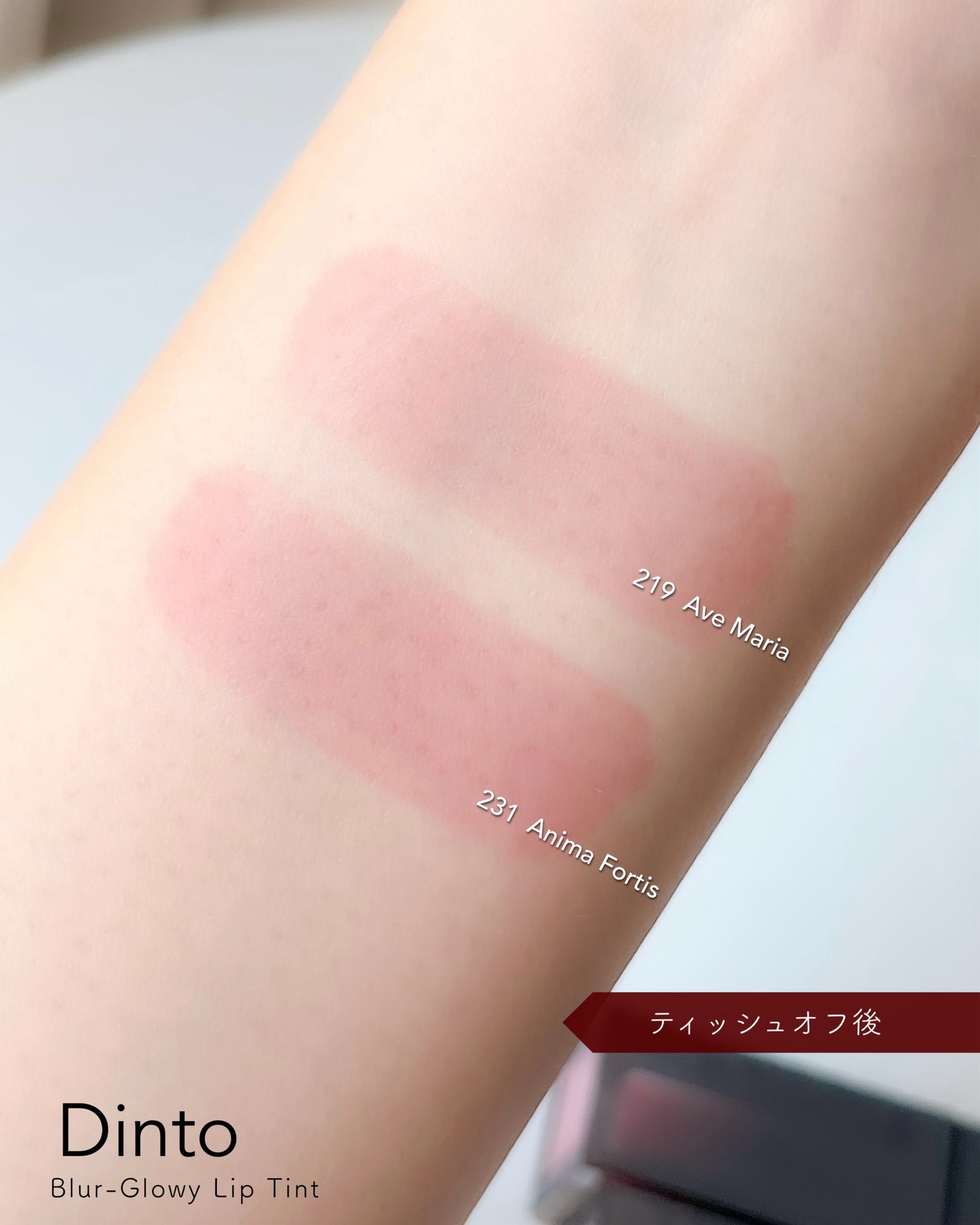 ブラーグロイリップティント/Dinto/リップティントを使ったクチコミ(6枚目)