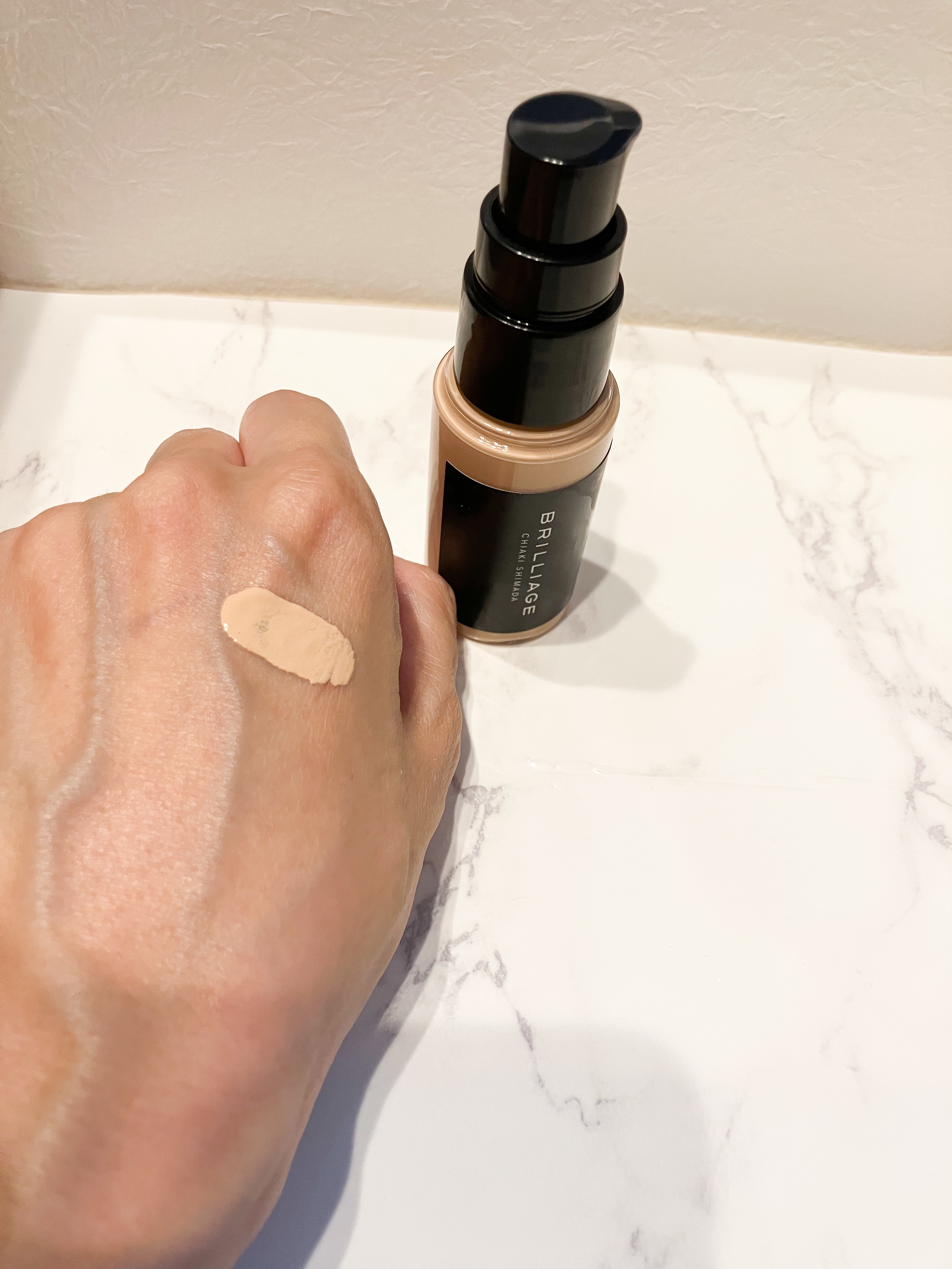 ラディアント　ロングステイ　リキッドファンデーション/ブリリアージュ/リキッドファンデーションを使ったクチコミ（2枚目）