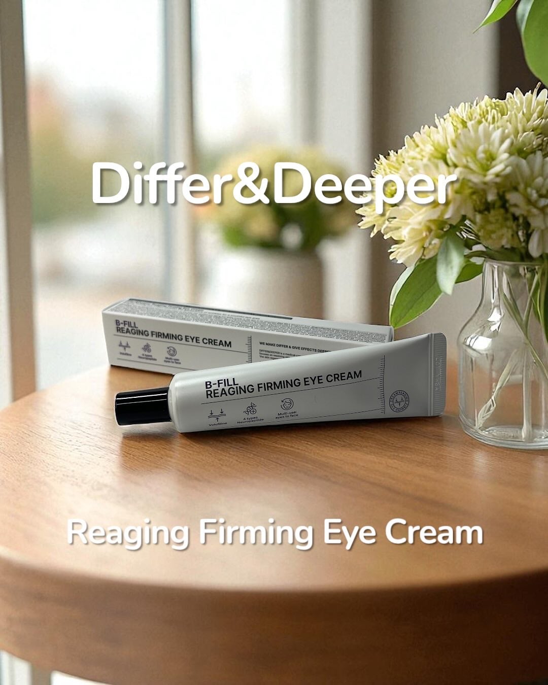 リーエイジング パーミングゾウ アイクリーム 弾力ペプチド/Differ&Deeper/アイケア・アイクリームを使ったクチコミ(1枚目)