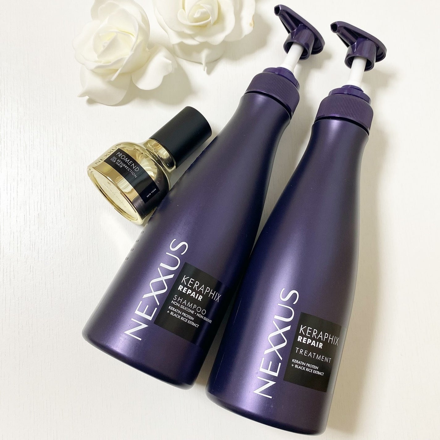 ケラフィックスリペア シャンプー・トリートメント/NEXXUS(ネクサス)/市販シャンプーを使ったクチコミ(1枚目)
