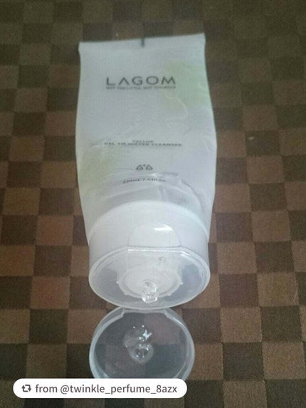 ラゴム ジェルトゥウォーター クレンザー(LV)(朝用洗顔)/LAGOM /その他洗顔料を使ったクチコミ(1枚目)