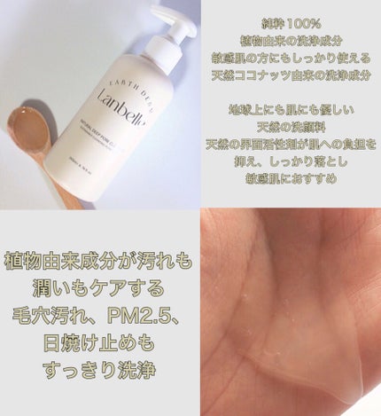 ナチュラルディープポアクレンザー/LANBELLE/その他洗顔料を使ったクチコミ(2枚目)