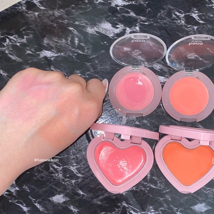 GLOWY CREAM BLUSH/AOU/ジェル・クリームチークを使ったクチコミ(5枚目)