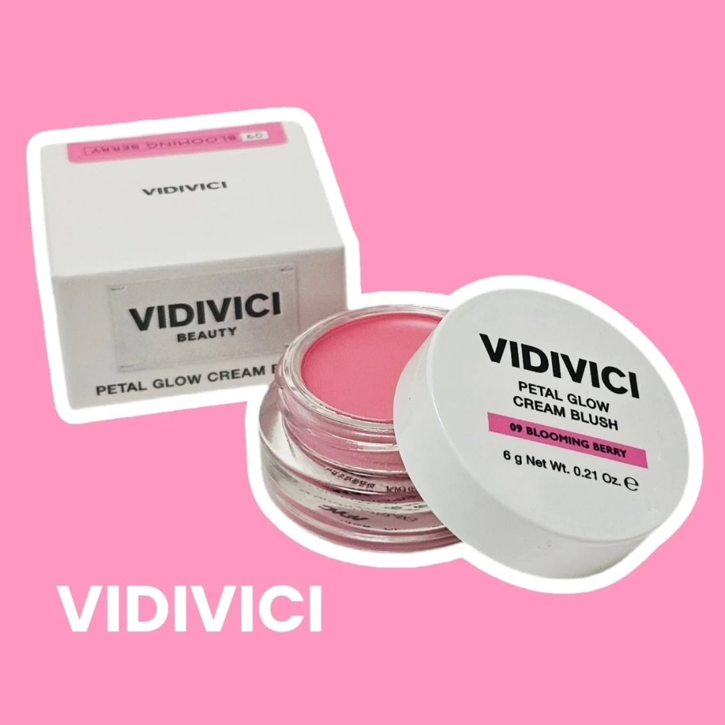 ペタルグロウクリームチーク/VIDIVICI/ジェル・クリームチークを使ったクチコミ(1枚目)