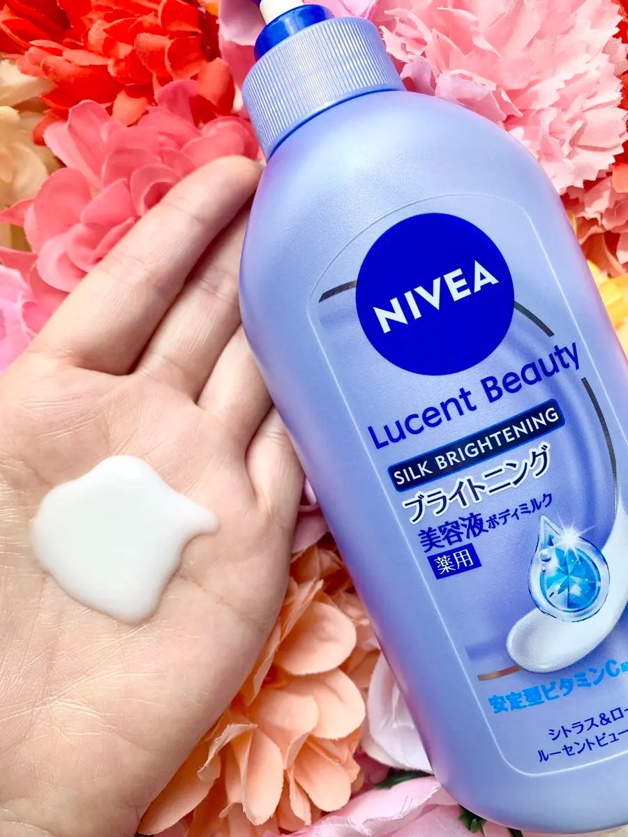 【医薬部外品】ニベア ルーセントビューティ シルクブライトニング ブライトニング美容液ボディミルク/ニベア/ボディミルクを使ったクチコミ（3枚目）