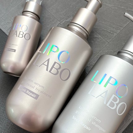 リポ ラボ ケラチンセラム ジェルモイスト シャンプー /トリートメントスリークリペア*/LIPO LABO/市販シャンプーを使ったクチコミ(1枚目)