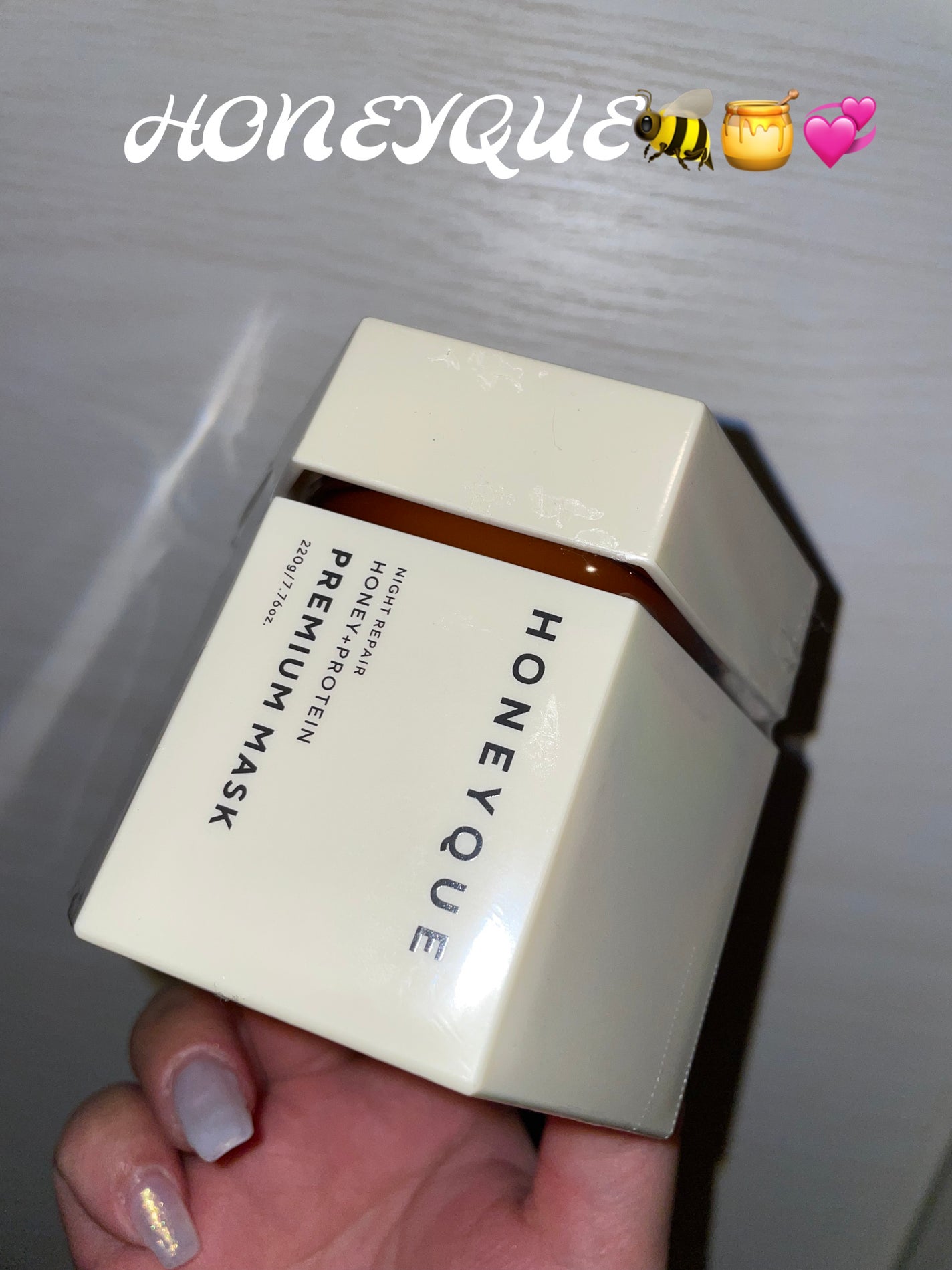 ナイトリペア プレミアム 集中ヘアマスク/ハニーク/ヘアマスク・ヘアパックを使ったクチコミ(1枚目)