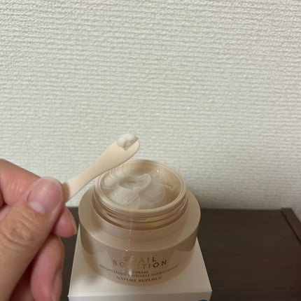 スネイルソリューションクリーム/ネイチャーリパブリック/フェイスクリームを使ったクチコミ(2枚目)