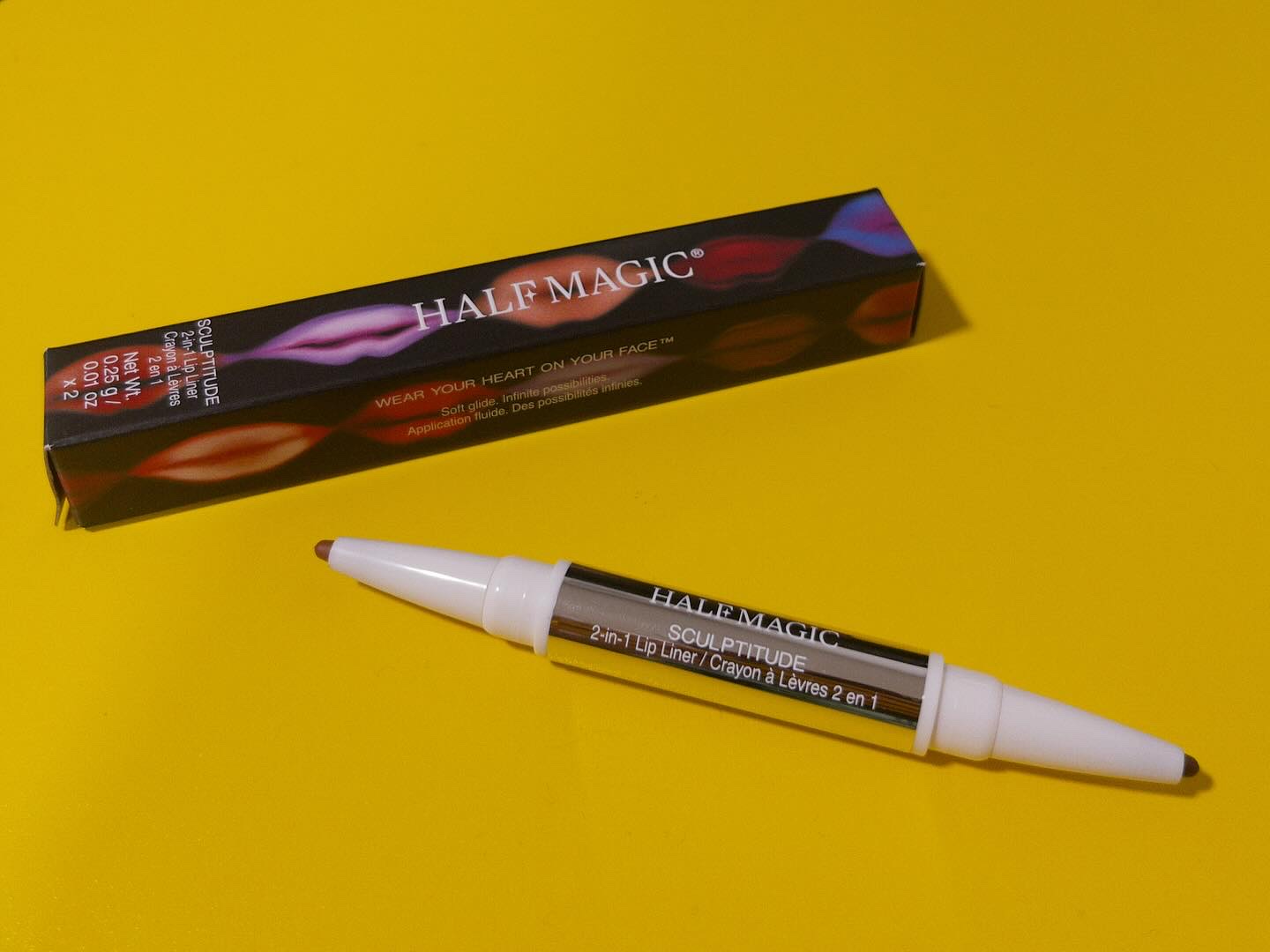 Half Magic Beauty - Sculptitude 2 in 1 Lip Liner Seize the Slay / More Haze

めちゃくちゃクリーミーなのに密着する感じがPatのリップペンシルを思い出させる感じでと