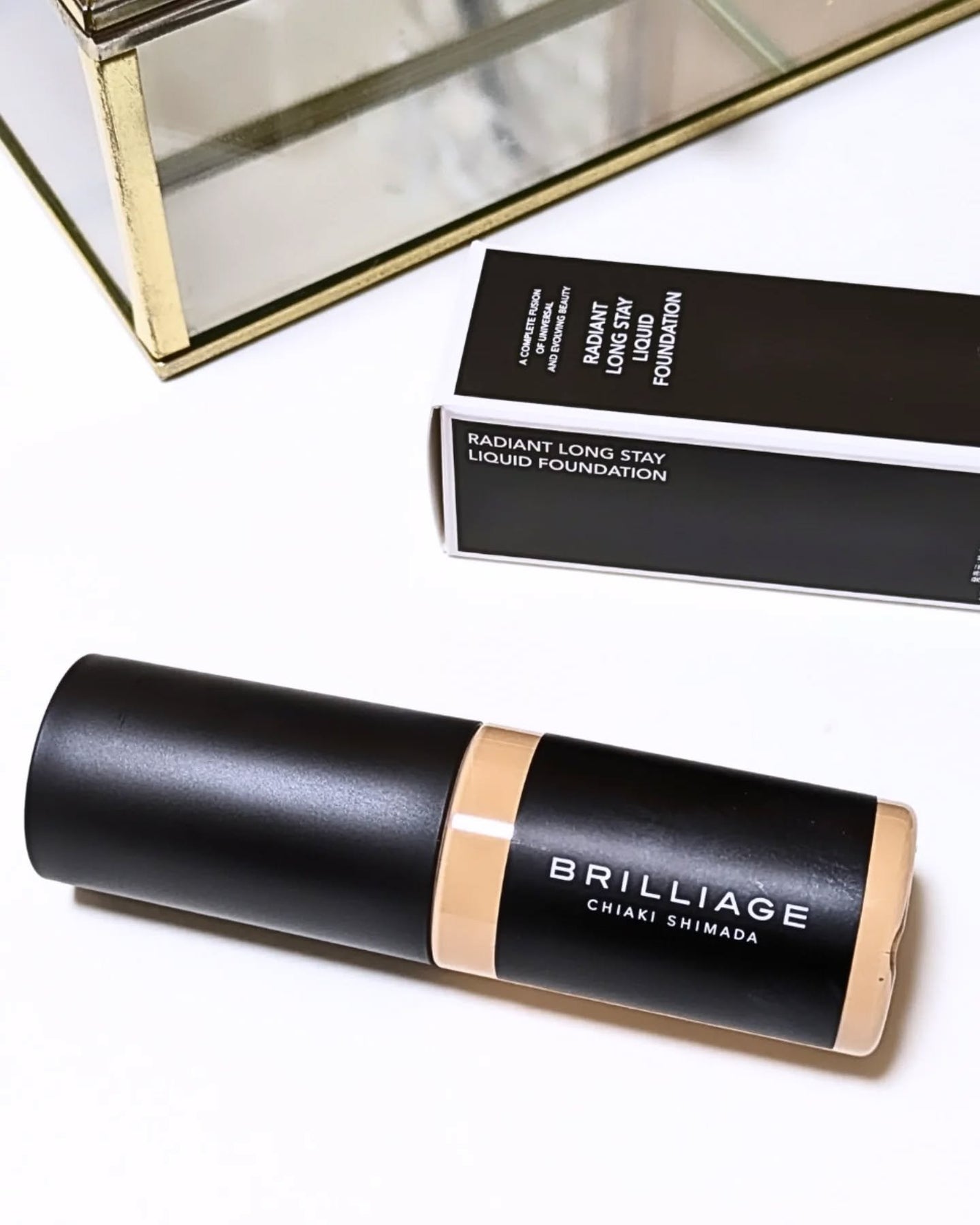 ラディアント ロングステイ リキッドファンデーション/ブリリアージュ/リキッドファンデーションを使ったクチコミ(1枚目)