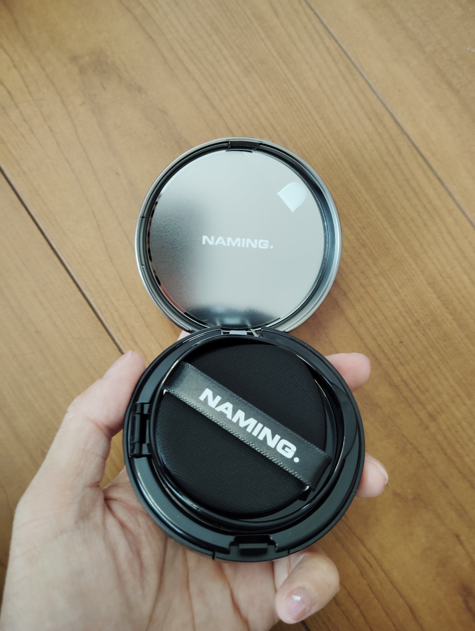 ネーミング ゼログラビティ カバーフィットクッション/NAMING./クッションファンデーションを使ったクチコミ（2枚目）