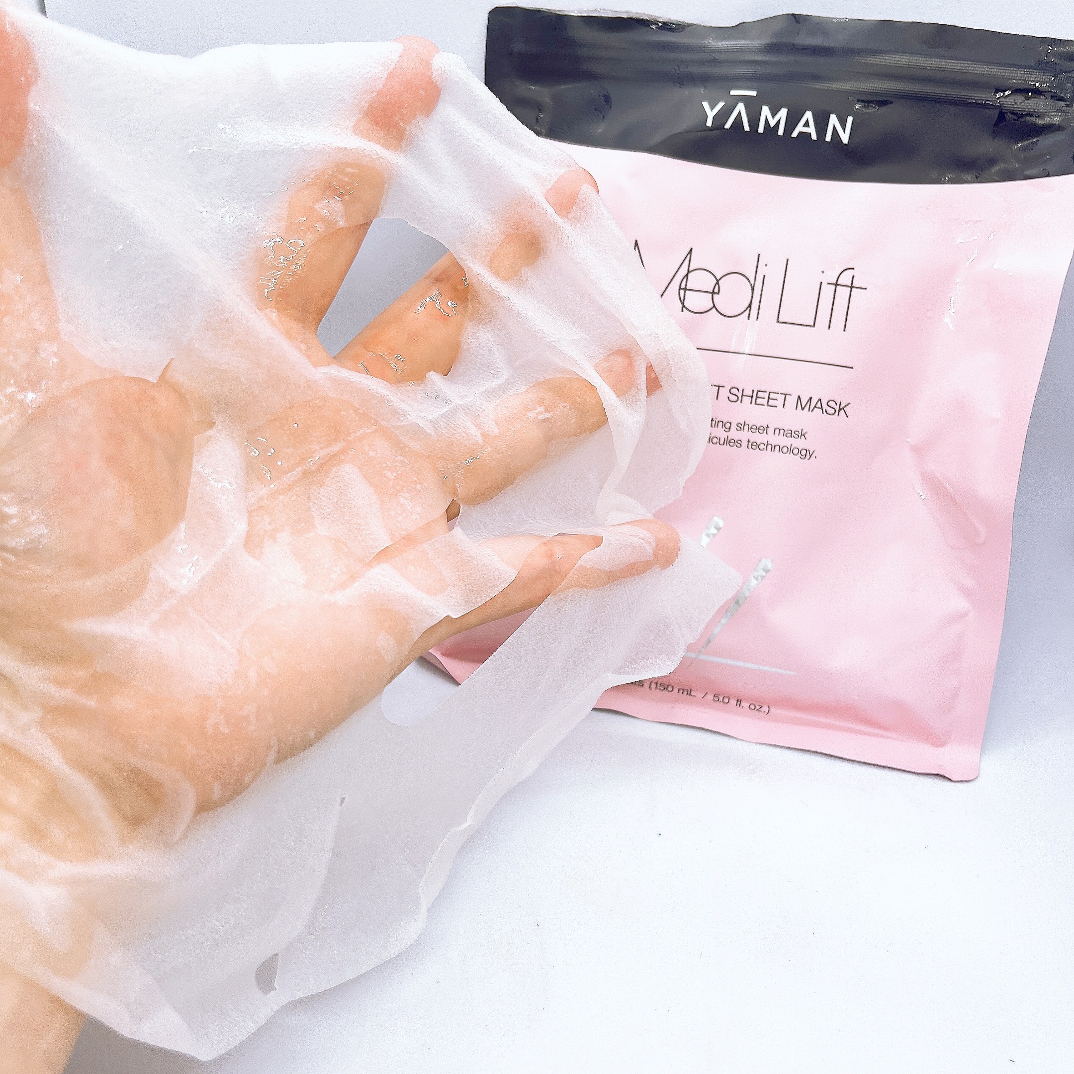 メディリフト ニードルリフトシートマスク/YA-MAN TOKYO JAPAN/シートマスク・パックを使ったクチコミ（3枚目）