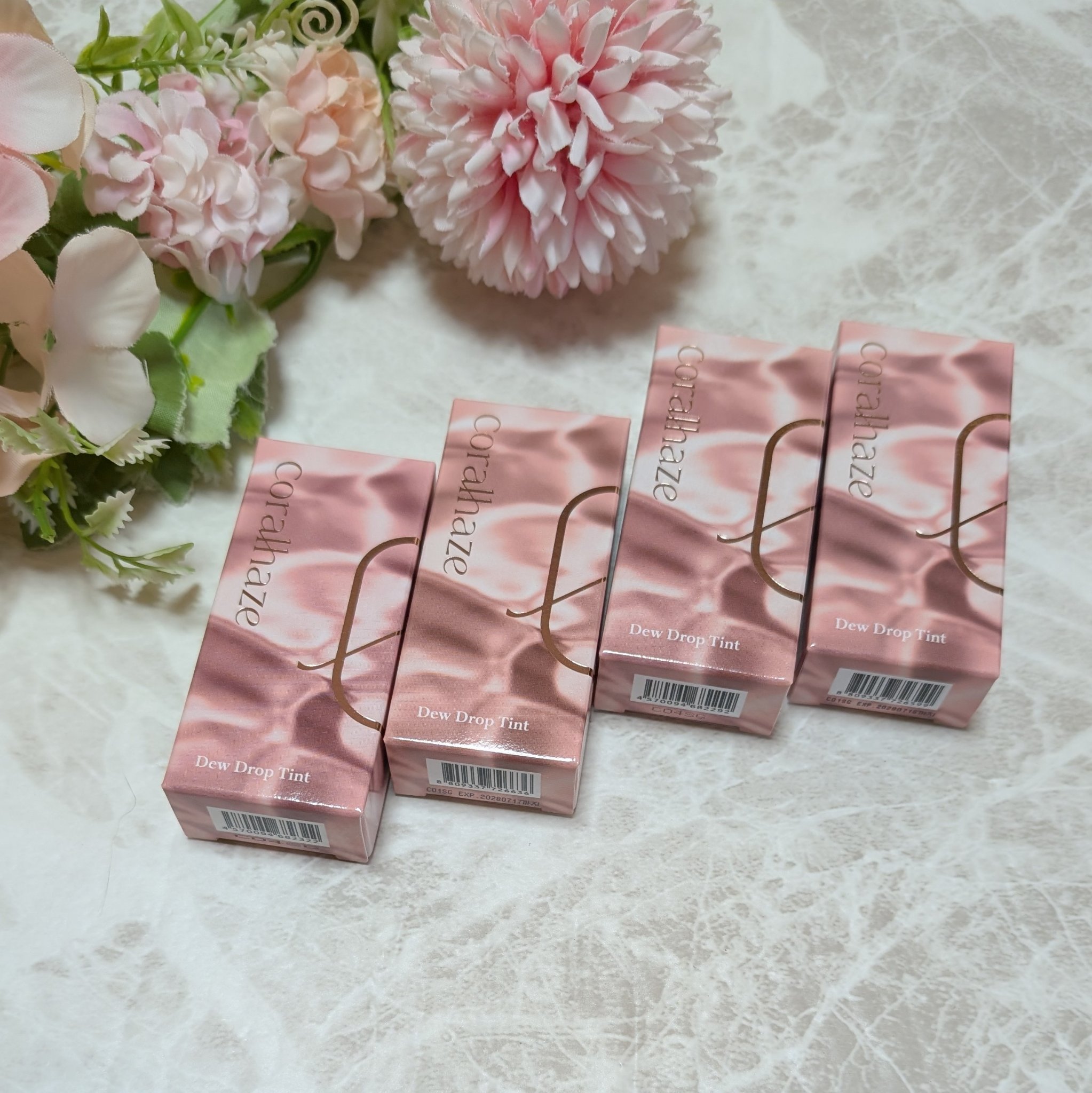 デュー ドロップ ティント/Coralhaze/リップティントを使ったクチコミ（2枚目）