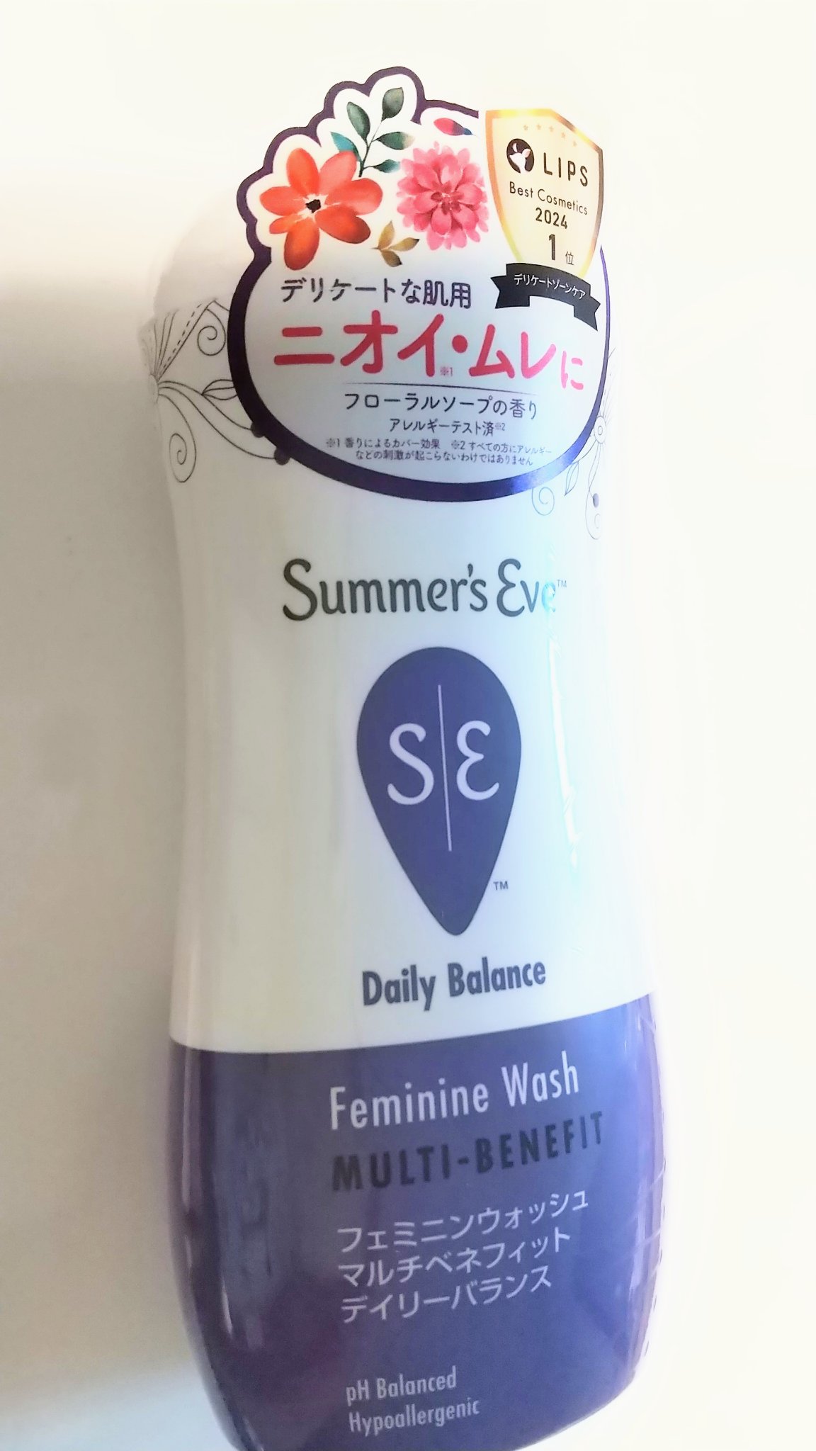 フェミニンウォッシュ マルチベネフィット デイリーバランス/Summer's Eve(サマーズイブ)/デリケートゾーンケアを使ったクチコミ（1枚目）