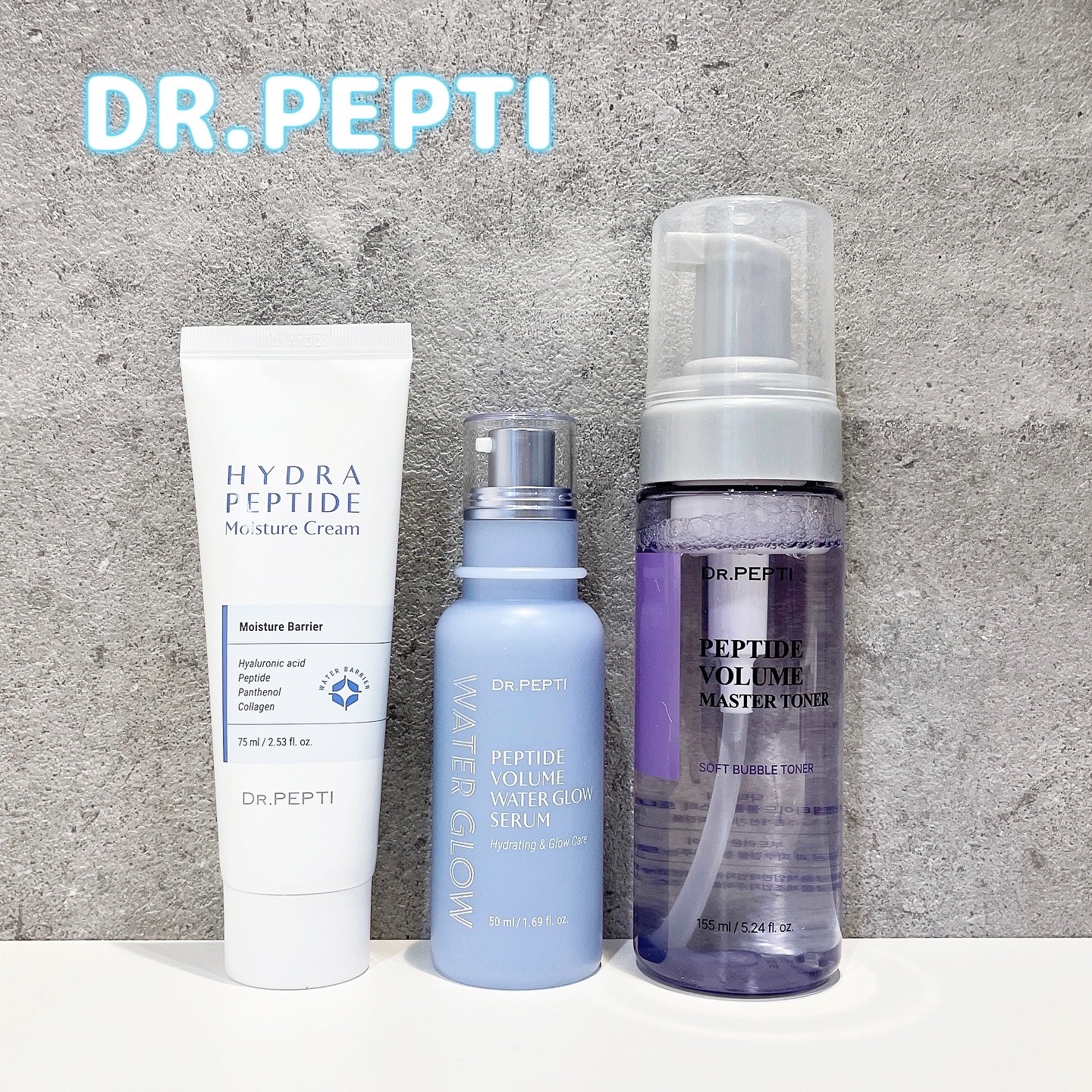 ペプチドボリュームウォーターグローセラム/DR.PEPTI/美容液を使ったクチコミ（1枚目）