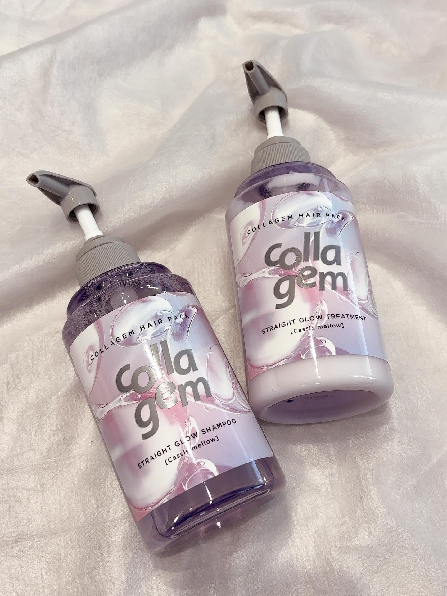 コラジェム ストレートグロウシャンプー/トリートメント トリートメント440g/collagem/市販シャンプーを使ったクチコミ（1枚目）