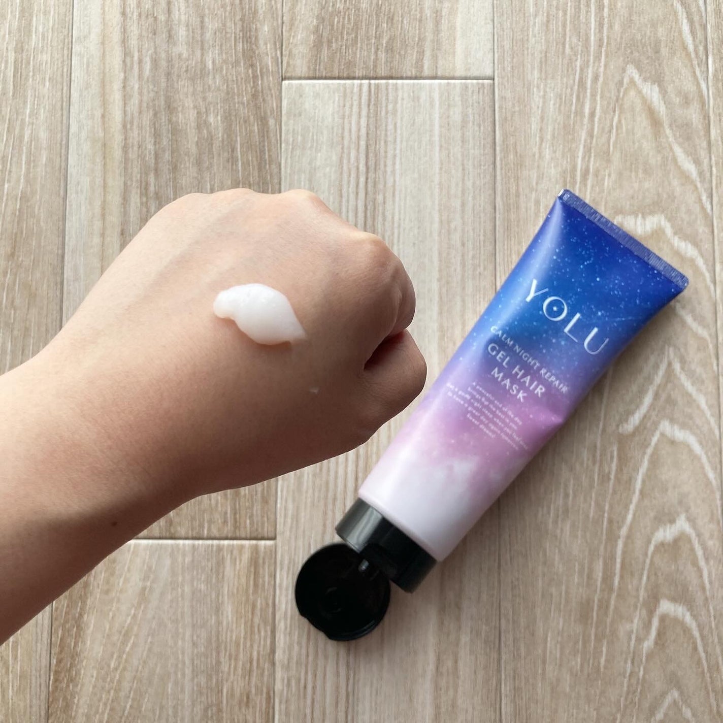 ヨル カームナイトリペアジェルヘアマスク/YOLU/ヘアマスク・ヘアパックを使ったクチコミ(2枚目)