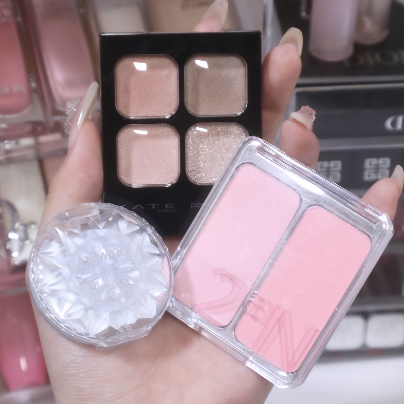 むにゅっとハイライター/キャンメイク/クリームハイライトを使ったクチコミ（1枚目）