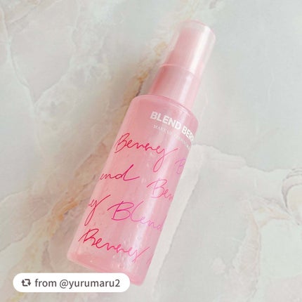 メイクアップ キーピング ミスト/BLEND BERRY/フィックスミストを使ったクチコミ(1枚目)
