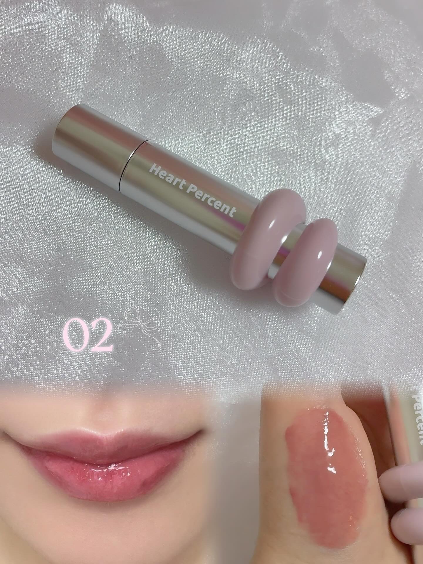 ドットオンムードワンウェイグロイティント/Heart Percent/リップティントを使ったクチコミ（2枚目）