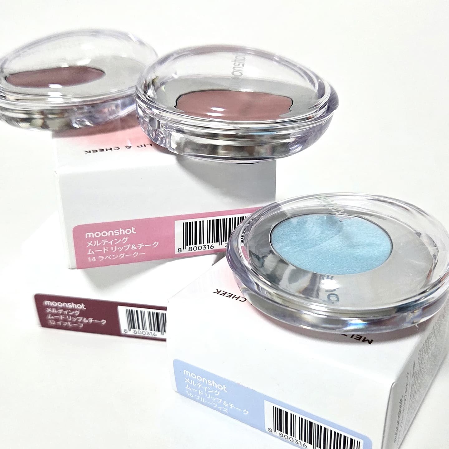 メルティングムードリップ&チーク/moonshot/ジェル・クリームチークを使ったクチコミ（2枚目）