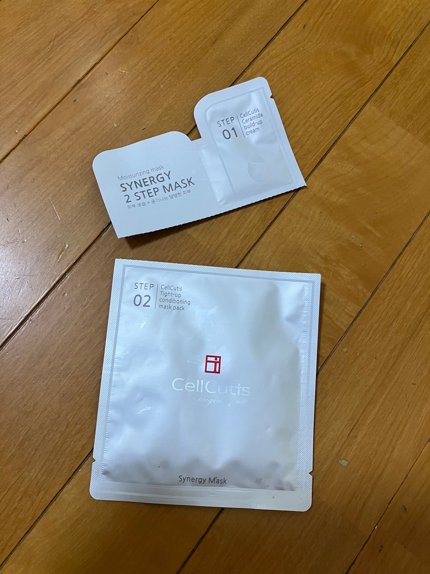 シナジー2ステップマスク (幹細胞培養液マスクパック) /CellCutis/シートマスク・パックを使ったクチコミ(2枚目)
