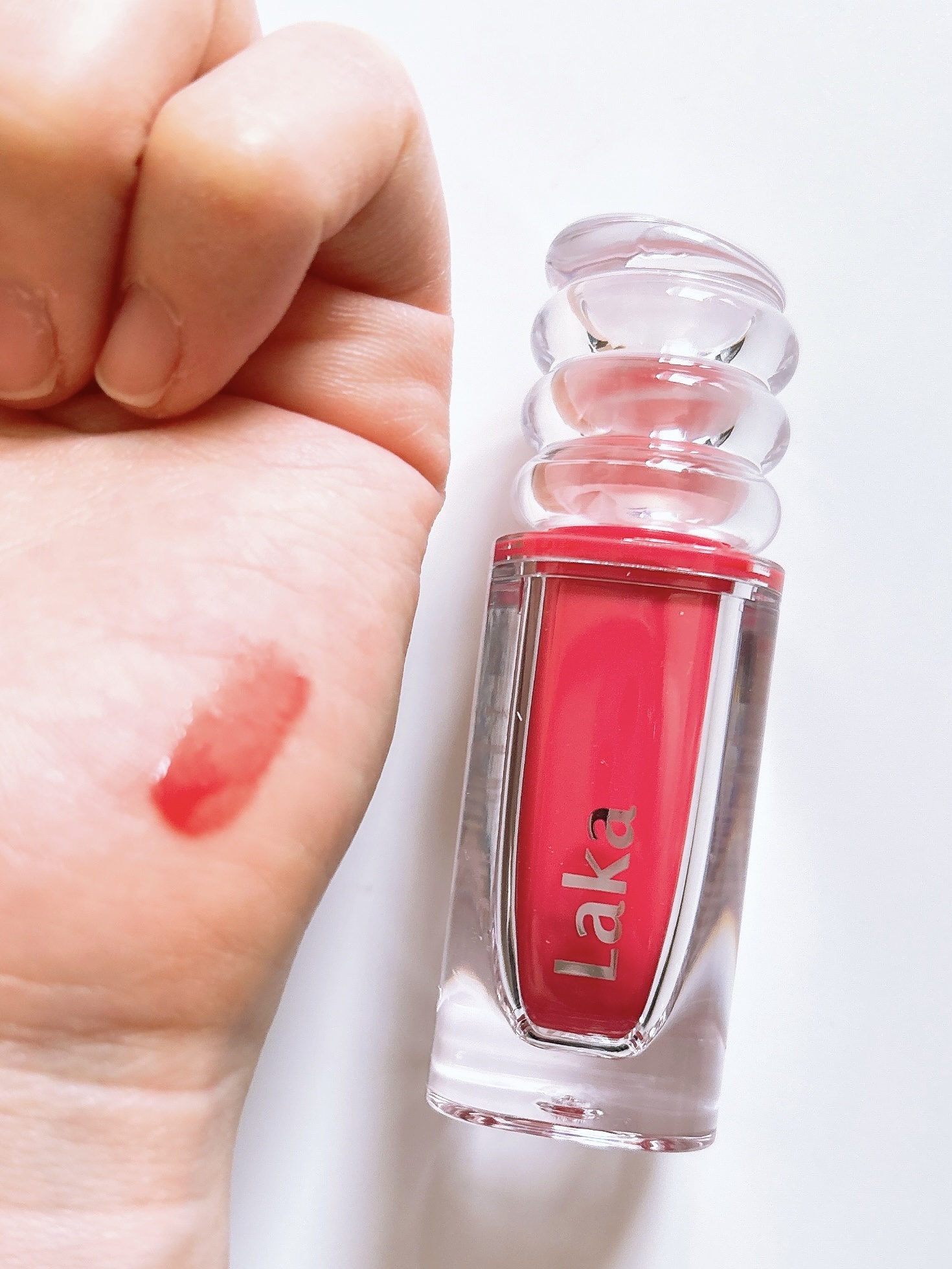 ラカ　マキシグレイヤーティント ＃611　オンリー/Laka/リップティントを使ったクチコミ（2枚目）