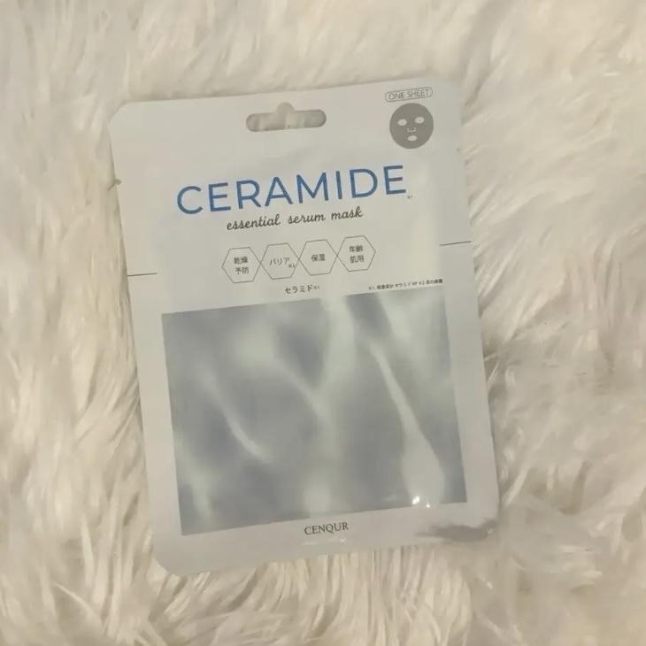 エッセンシャルセラムマスク セラミド/CENQUR/シートマスク・パックを使ったクチコミ（1枚目）