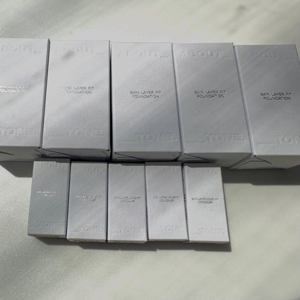 スキンレイヤーフィットファンデーション/ABOUT TONE/リキッドファンデーションを使ったクチコミ(9枚目)