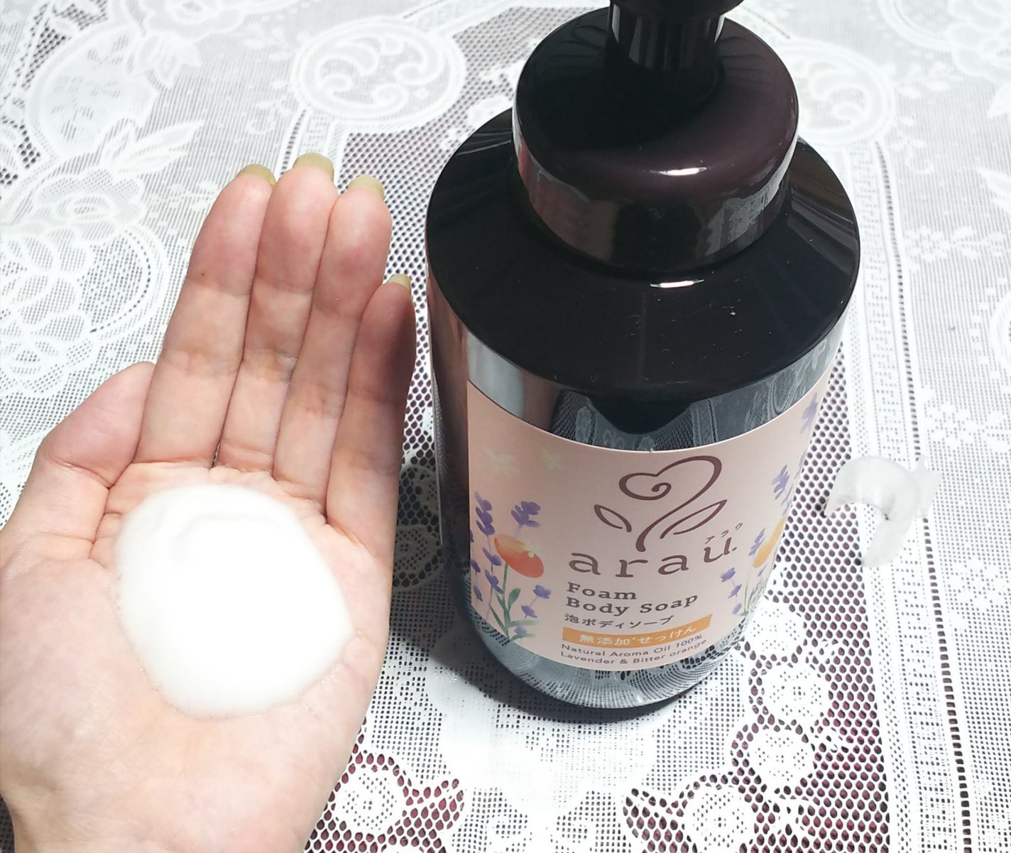 泡ボディソープ/arau.(アラウ)/ボディソープを使ったクチコミ(2枚目)