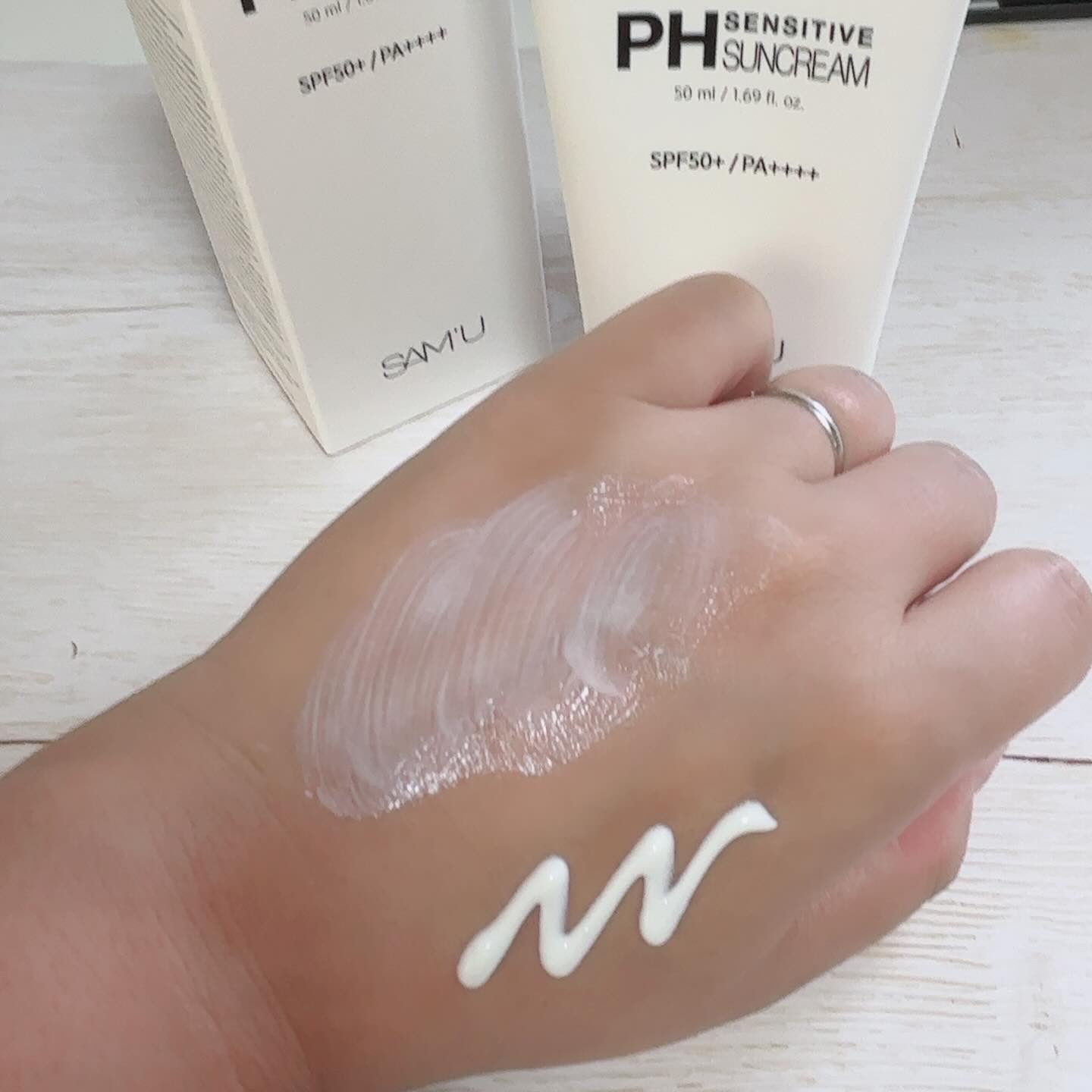 サミュ PHセンシティブサンクリーム/SAM'U/日焼け止めクリームを使ったクチコミ（3枚目）
