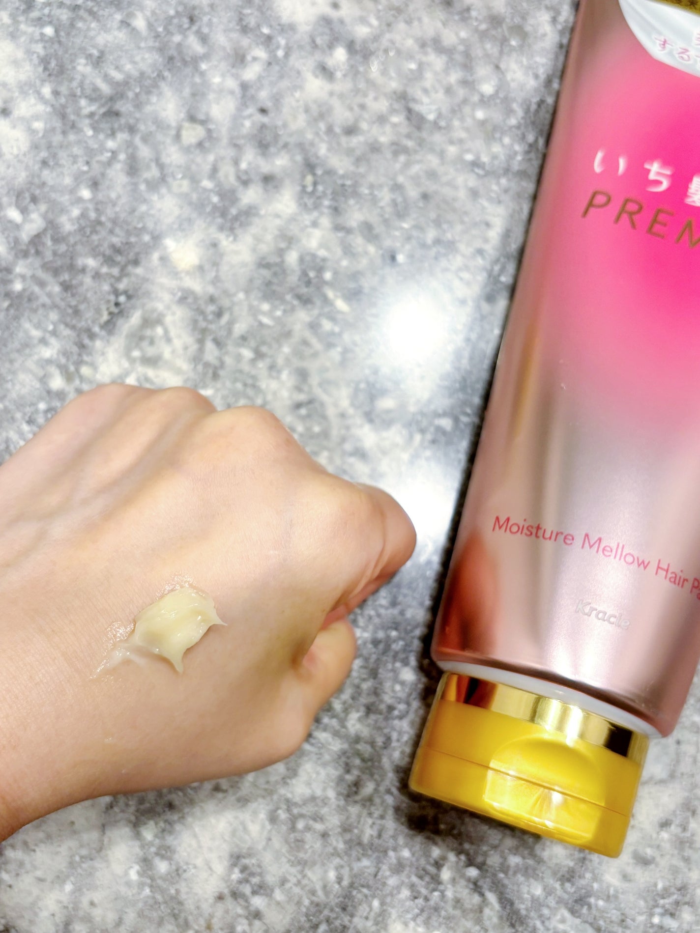 いち髪THE PREMIUMモイスチャーメロウヘアパック/いち髪/ヘアマスク・ヘアパックを使ったクチコミ(2枚目)