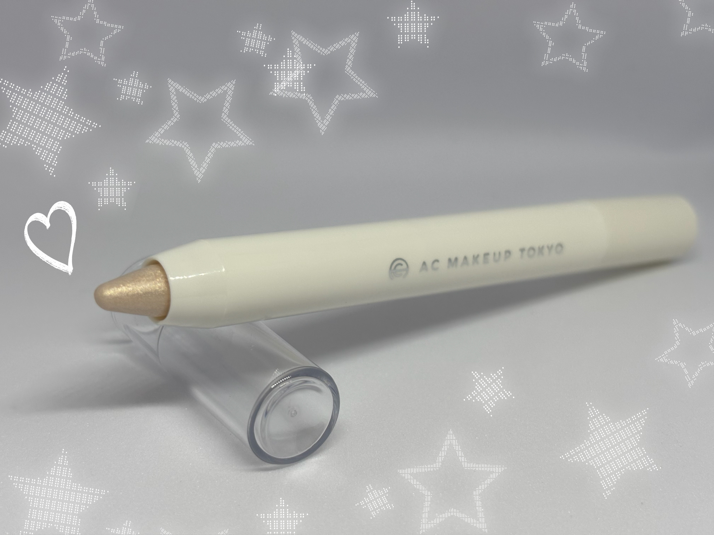 AC ティアーズバッグ ハイライター/セリア/ペンシルアイライナーを使ったクチコミ（2枚目）