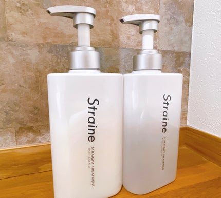 ストレートシャンプー/ストレートトリートメント ホワイトブロッサムの香り/Straine/市販シャンプーを使ったクチコミ(1枚目)