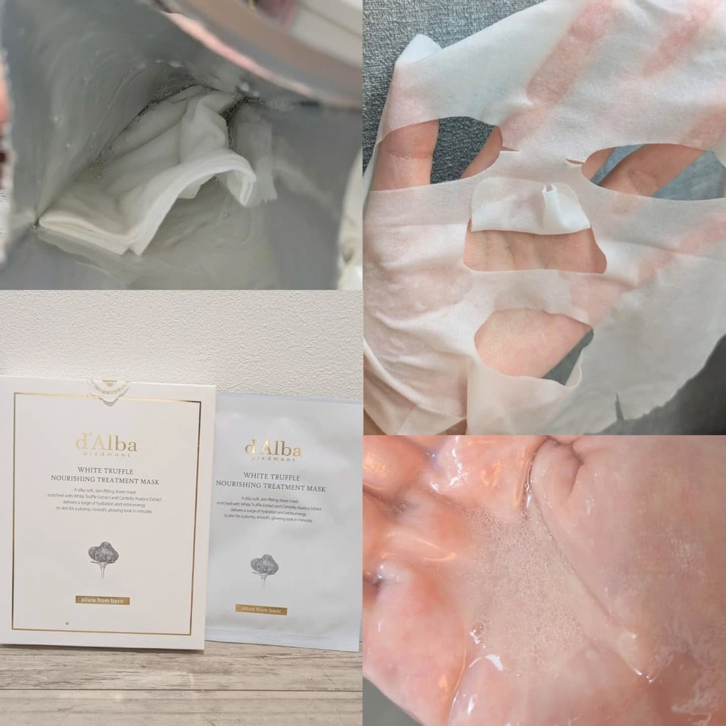ホワイトトリュフナリシングトリートメントマスク/ダルバ/シートマスク・パックを使ったクチコミ(5枚目)
