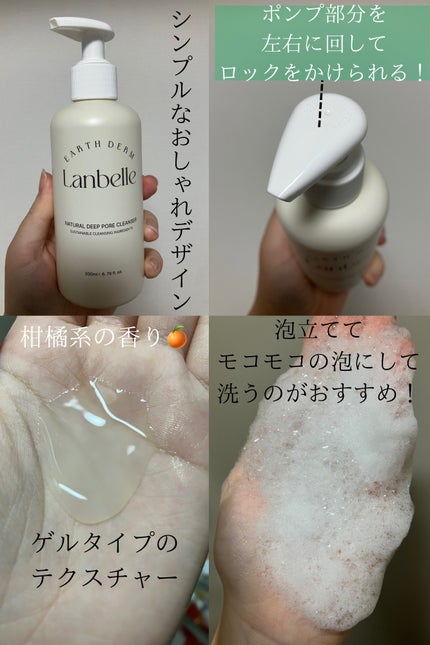 ナチュラルディープポアクレンザー/LANBELLE/その他洗顔料を使ったクチコミ(2枚目)