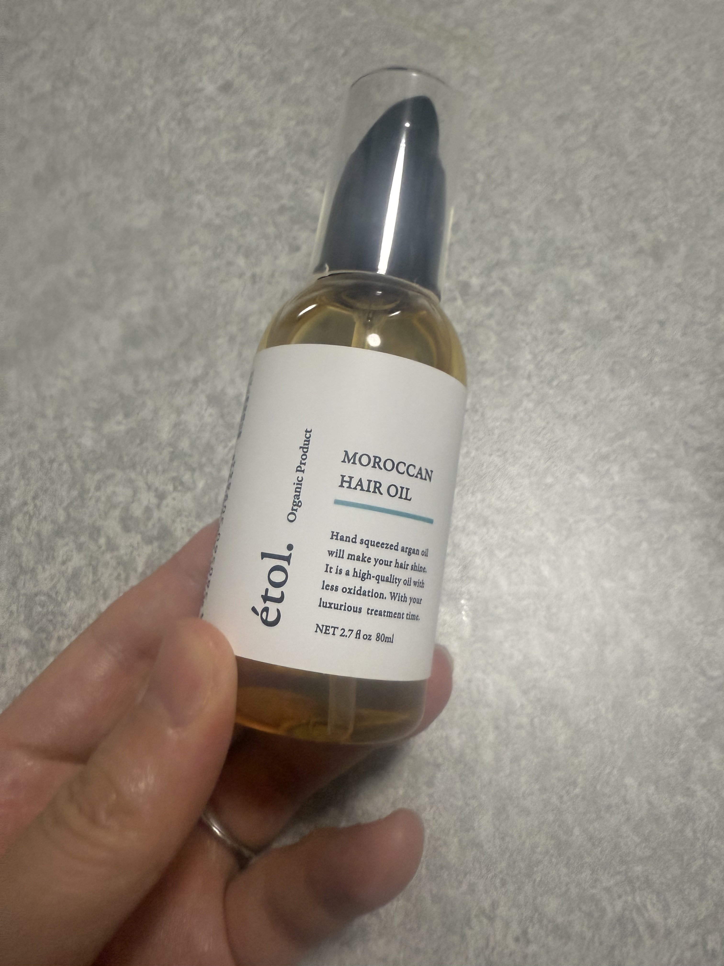 Moroccan hair oil/etol./ヘアオイルを使ったクチコミ（1枚目）