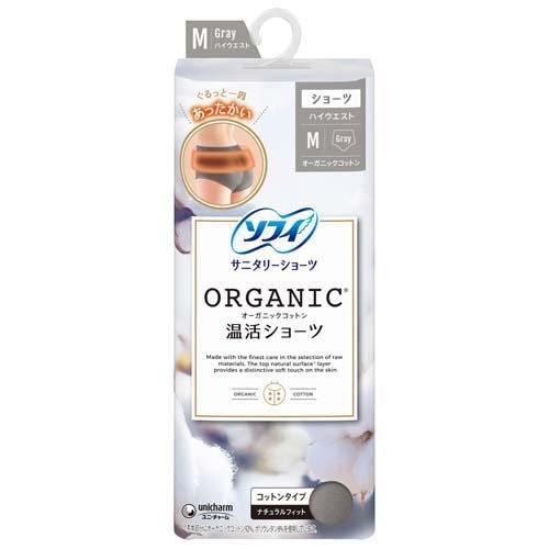 ソフィ ORGANIC(R)オーガニックコットン 温活ショーツ コットンタイプ M グレー