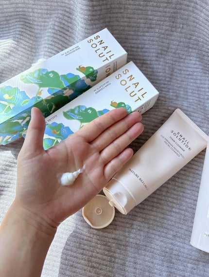 スネイルソリューションフォームクレンザー/ネイチャーリパブリック/洗顔フォームを使ったクチコミ(4枚目)