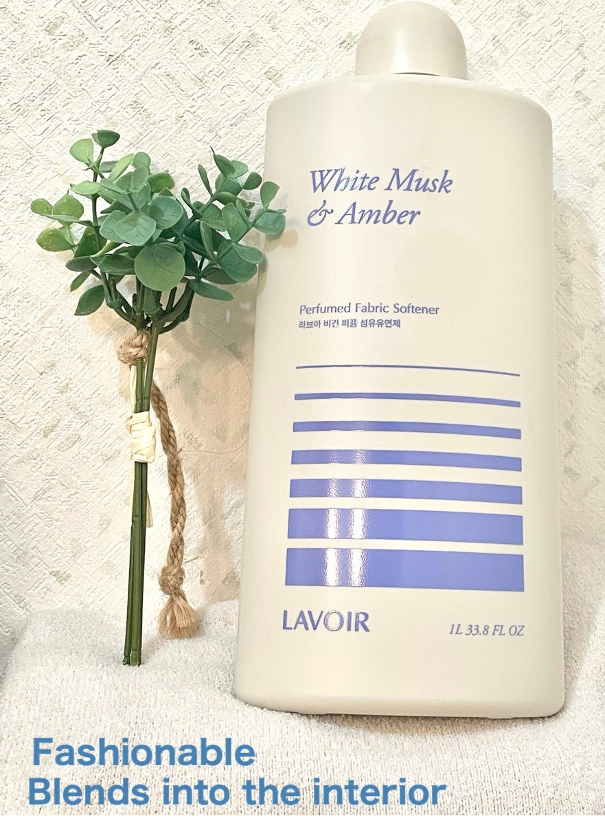 パフュームヴィーガン柔軟剤 ホワイトムスク&アンバー/LAVOIR/柔軟剤を使ったクチコミ(2枚目)