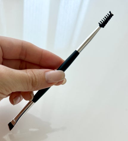 ダブルエンドアイブロウブラシ スクリュータイプ/ロージーローザ/メイクブラシを使ったクチコミ(4枚目)