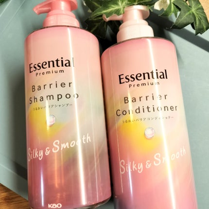 エッセンシャルプレミアム バリアシャンプー・コンディショナー シルキー&スムース/エッセンシャル/市販シャンプーを使ったクチコミ(1枚目)