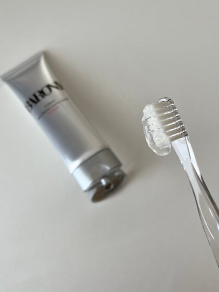 MIRROR WHITENING TOOTH PASTE(歯磨きジェル)/BARONY/歯磨き粉を使ったクチコミ(4枚目)