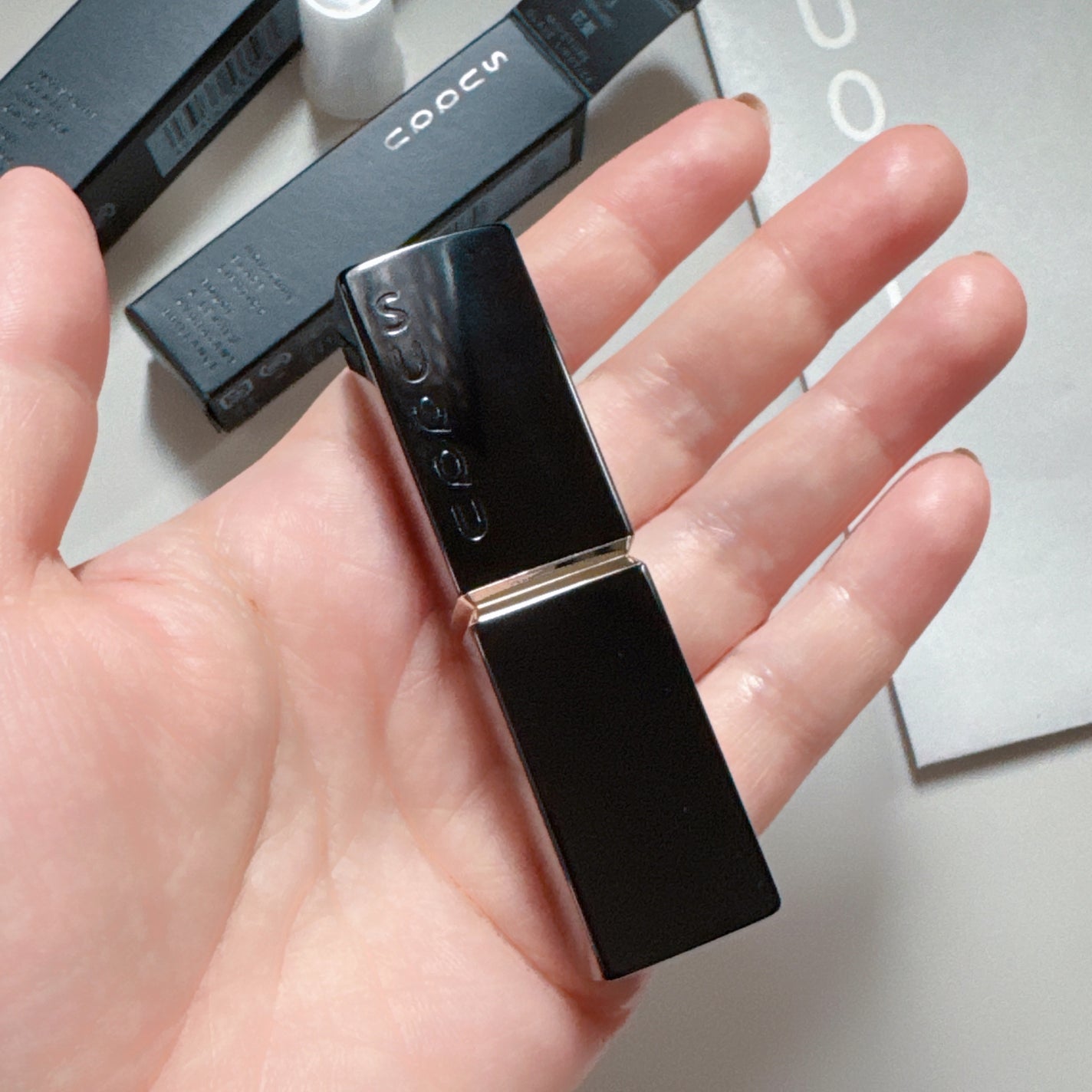 モイスチャー グレイズ リップスティック/SUQQU/口紅を使ったクチコミ(7枚目)