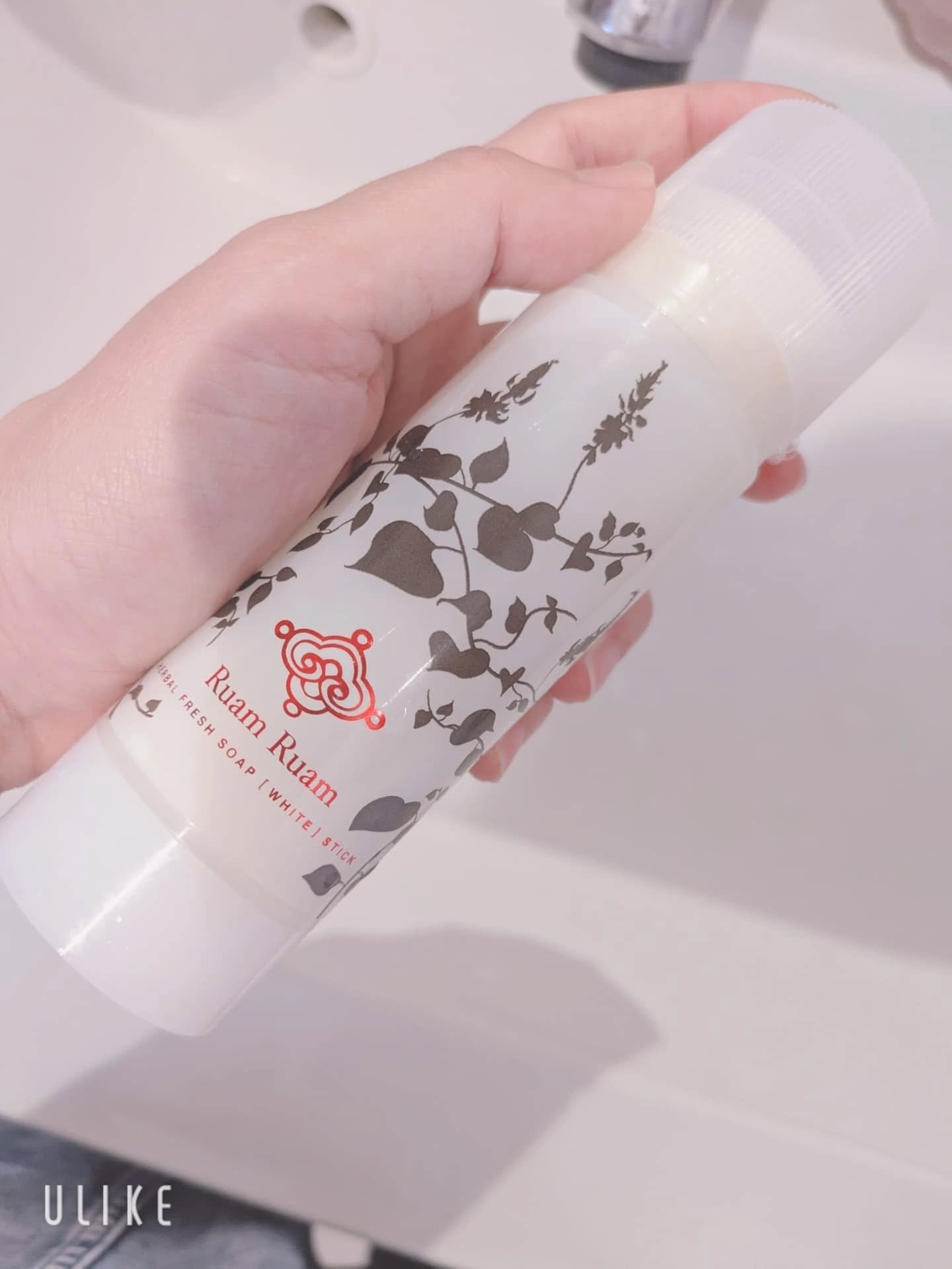 生せっけん スティック [ホワイト] オリジナル/Ruam Ruam/洗顔石鹸を使ったクチコミ（1枚目）